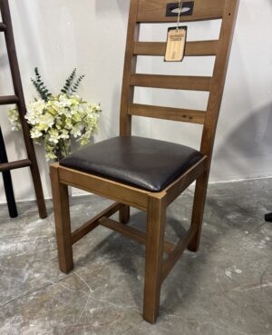 ARRIVES JANUARY - Flea Market Dining Chair Padded Seat in Cashew