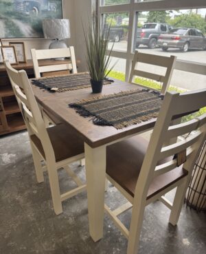 ARRIVES JANUARY - Newport Small Extending Table & 4 Chairs in Two Tone
