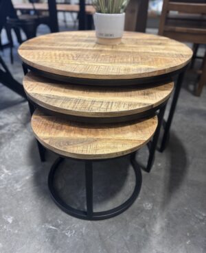 Urban Mango Nest of 3 Coffee Tables