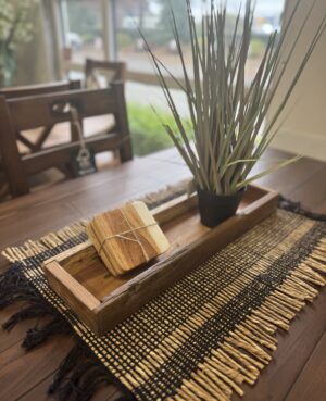 Slim Reclaimed Display Tray 20” x 6”