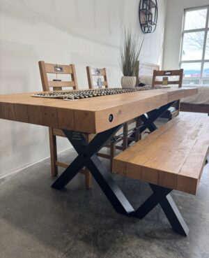Toronto 180/240cm Extending Table & 6 Chairs in Rustic Natural