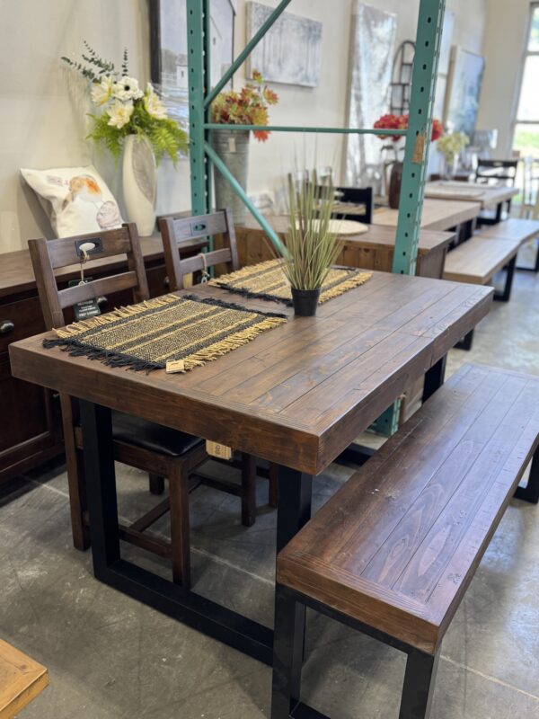 SALE - Brooklyn Small 140/180cm Extending Table & 4 Chairs in Coffee Bean - Image 3