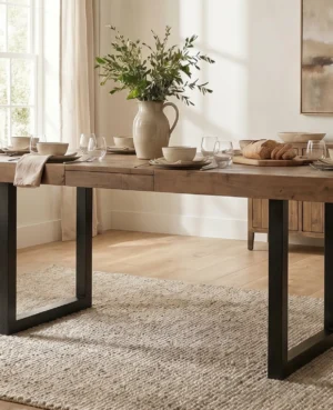 ARRIVES JULY - Brooklyn Small 140/180cm  Extending Table in Cashew