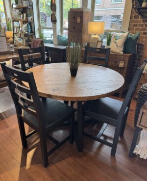 Brooklyn Round Dining Set in Rustic Natural