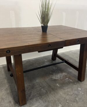 Kai 140/180cm Extending Dining Table in Coffee Bean