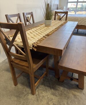 PRE ORDER - Kai 180/240cm Extending Dining Table in Cashew