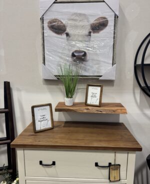 LIVE EDGE 60cm FLOATING SHELF