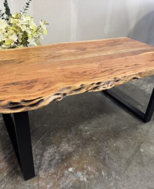 Live Edge U Leg 120cm Coffee Table