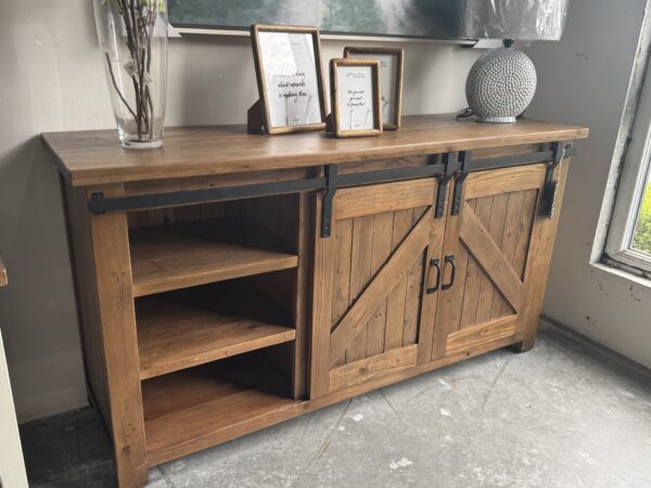 ARRIVES DECEMBER - Barnyard 2 Door Sideboard in Cashew - Image 6