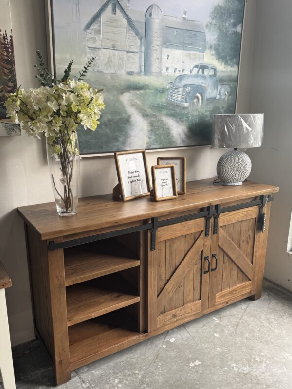 ARRIVES DECEMBER - Barnyard 2 Door Sideboard in Cashew - Image 4