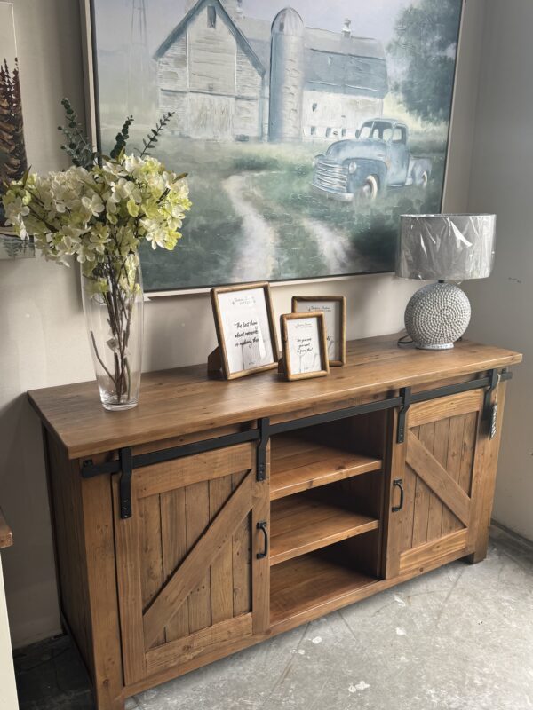 ARRIVES DECEMBER - Barnyard 2 Door Sideboard in Cashew - Image 3
