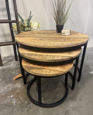 Urban Mango Nest of 3 Coffee Tables