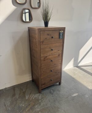 Montreal Tallboy Chest in Cashew