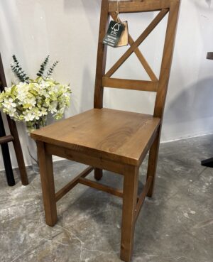ARRIVES DECEMBER - Brooklyn X Back Dining Chair in Cashew