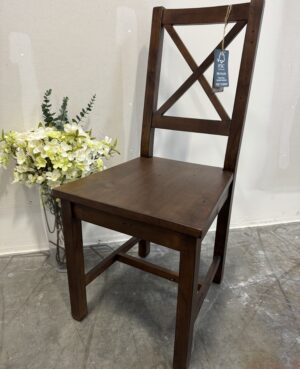 PRE ORDER - Brooklyn Crossback Dining Chair in Coffee Bean