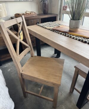 Brooklyn Crossback Dining Chair in Latte