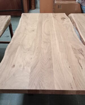 AVAILABLE TO ORDER - Live Edge Dining Table 155 x 90 cm - LIGHT