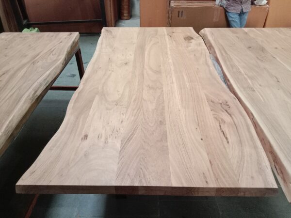 AVAILABLE TO ORDER - Live Edge Dining Table 155 x 90 cm - LIGHT