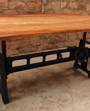 AVAILABLE TO ORDER - INDUSTRIAL Live Edge Dining Table 200 x 90 cm