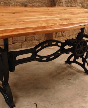 AVAILABLE TO ORDER - INDUSTRIAL Live Edge Dining Table 200 x 90 cm