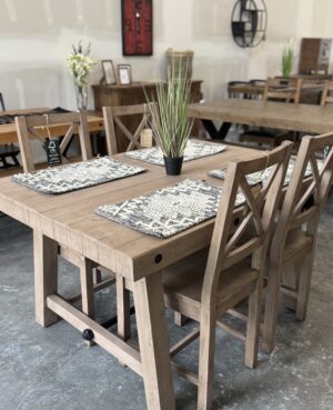 PRE ORDER - Kai 200cm Dining Set in Latte