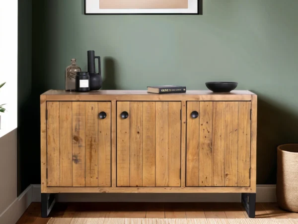 PRE ORDER - Brooklyn Large 3 Door Sideboard in Latte - Image 3