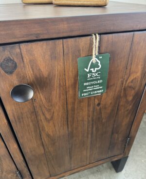 ARRIVES JUNE - Brooklyn Small 2 Door Sideboard in Coffee Bean