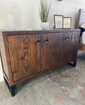 Brooklyn Large 3 Door Sideboard in Coffee Bean