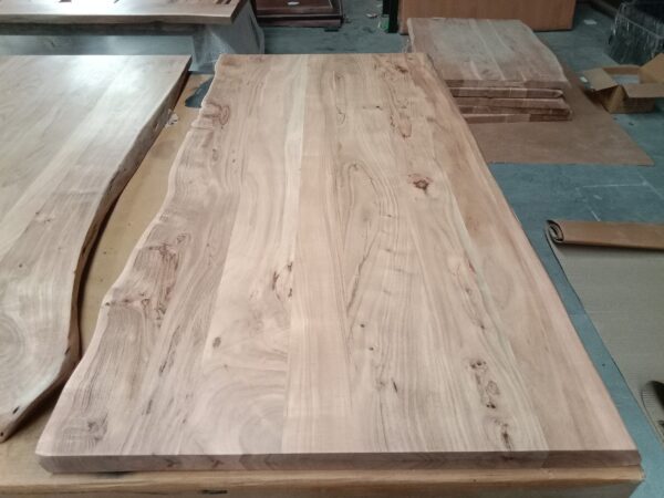 AVAILABLE TO ORDER - Live Edge Dining Table 200 x 90 cm - LIGHT
