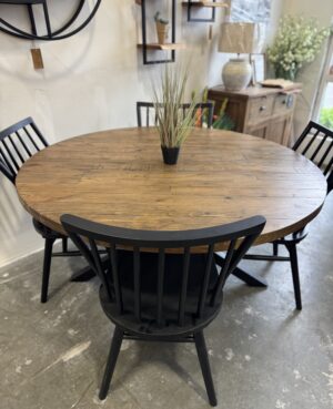 Toronto 54” Round Dining Table in Cashew