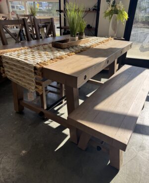 Kai 140cm Bench in Latte