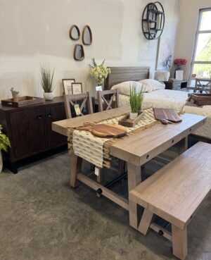 Kai 140/180cm Extending Dining Table in Latte