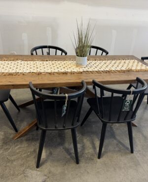 Albion 200 x 100cm Reclaimed Dining Table and 6 Chairs - WAREHOUSE SALE
