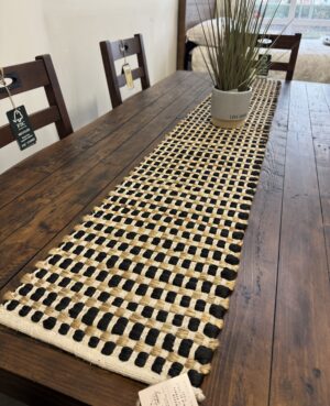 Kai 180/240cm Extending Dining Table, 4 Chairs & Bench in Coffee Bean - WAREHOUSE SALE