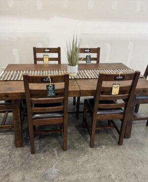 Kai 180/240cm Extending Dining Table in Coffee Bean