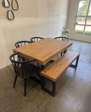 Brooklyn Small 140/180cm Extending Table in Rustic Natural