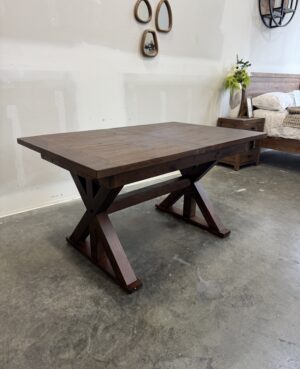 Bavaria Small 140/80cm Extending Dining Table in Coffee Bean