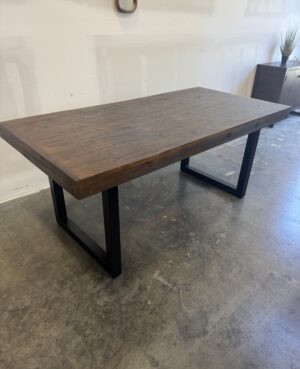 Brooklyn 200/90cm Fixed Top Table In Coffee Bean