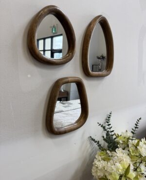 Set of 3 Mango Framed Mirrors