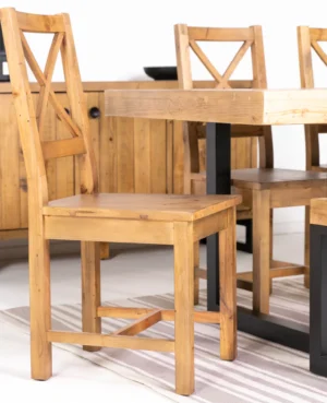 Brooklyn Crossback Dining Chair in Buttermilk